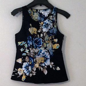 WHBM Floral Tank Blouse